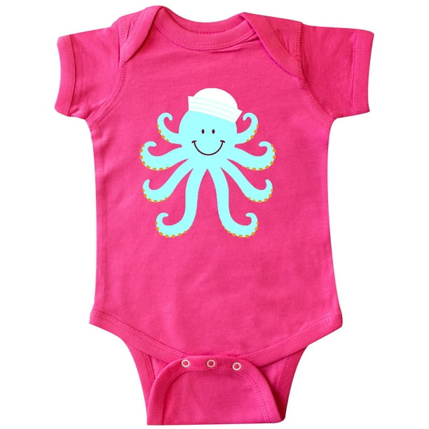 inktastic Octopus Ocean Sea Creature Girls Infant Creeper 